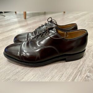 Johnston & Murphy Dress Shoes (Dark Brown, 10.5D)
